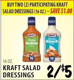 Karns Kraft salad dressings offer