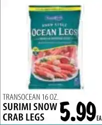Karns Transocean surimi snow crab legs offer
