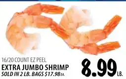 Karns Extra jumbo shrimp offer