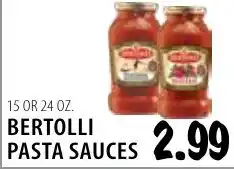 Karns Bertolli pasta sauces offer