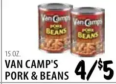 Karns Van Camp's pork & beans offer