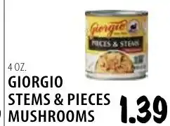 Karns Giorgio stems & pieces mushrooms offer