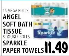 Karns Angel soft bath tissue offer