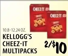 Karns Kellogg's Cheez-it Multipacks offer