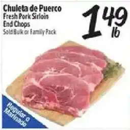 El Super Fresh Pork Sirloin End Chops offer