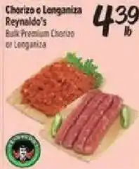 El Super Reynaldo's Bulk Premium Chorizo or Longaniza offer