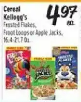 El Super Kellogg's Frosted Flakes, Froot Loops or Apple Jacks offer