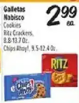 El Super Galletas Nabisco Cookies Ritz Crackers, Chips Ahoy! offer