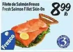 El Super Fresco fresh salmon fillet skin-on offer