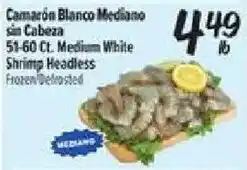 El Super Medium White Shrimp Headless offer