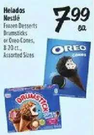 Fiesta Mart Nestle frozen desserts drumsticks or oreo cones offer