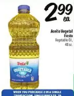 Fiesta Mart Fiesta vegetable oil offer