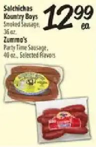 Fiesta Mart Salechichas Kountry Boys Smoked Sausage offer