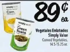 Fiesta Mart Simply Value Canned Vegetables offer