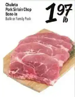 Fiesta Mart Chuleta Pork Sirloin Chop Bone-In offer