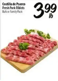 Fiesta Mart Fresh Pork Riblets offer