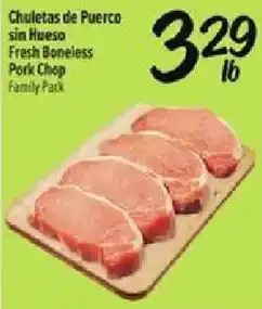 Fiesta Mart Fresh Boneless Pork Chop Family Pack offer