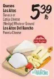 Fiesta Mart Los Altos Quesos or Panela Cheese offer