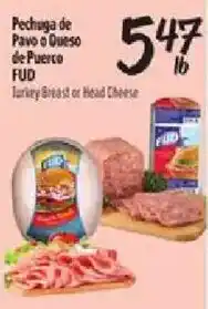 Fiesta Mart Fud Turkey Breast or Head Cheese offer