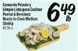 Peeled & Deveined Medium Shrimp