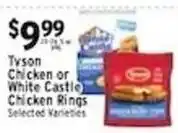 Associated Tyson Chicken or White Castle Chicken Rings offer