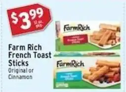 Associated Farm Rich French Toast Sticks offer