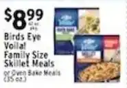 Associated Birds Eye Voila! Family Size Skillet Meals or Oven Bake Meals offer