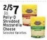 Associated Polly-O Shredded Mozzarella Cheese offer