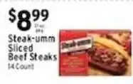 Associated Steak-umm sliced beef steaks offer