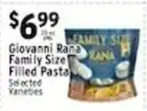 Associated Giovanni Rana family size filled pasta offer