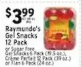 Associated Raymundo's Gel Snacks offer
