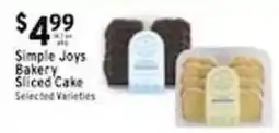 Associated Simple Joys Bakery Sliced Cake offer