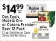 Associated Dos Equis, Modelo Oro or Corona Premier Beer offer