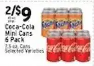 Associated Coca-Cola Mini Cans offer
