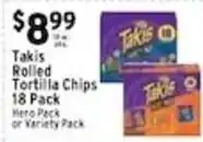 Associated Takis Rolled Tortilla Chips offer