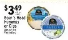 Associated Boar's Head Hummus or Dips offer
