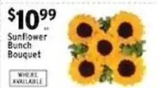 Associated Sunflower Bunch Bouquet offer