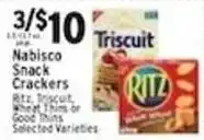 Associated Nabisco Snack Crackers offer