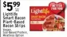 Associated Lightlife Smart Bacon Plant-Based Bacon Strips offer