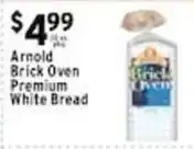 Associated Arnold Brick Oven Premium White Bread offer
