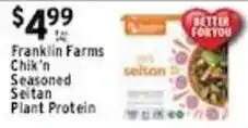 Associated Franklin Farms Chik'n Seasoned Seltan Plant Protein offer