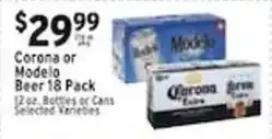 Associated Corona or Modelo Beer offer