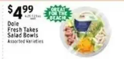 Associated Dole Fresh Takes Salad Bowls offer