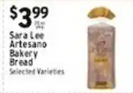 Associated Sara Lee Artesano Bakery Bread offer