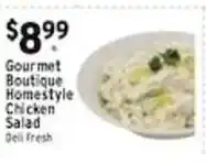 Associated Gourmet Boutique Homestyle Chicken Salad offer