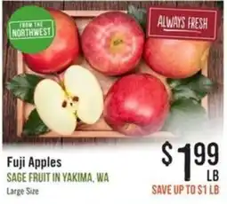 Haggen Food Fuji Apples offer
