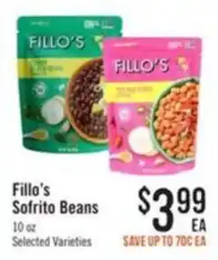 Haggen Food Fillo's Sofrito Beans offer