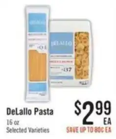 Haggen Food DeLallo Pasta offer