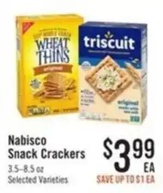 Haggen Food Nabisco Snack Crackers offer