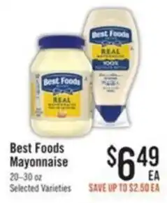Haggen Food Best Foods Mayonnaise offer